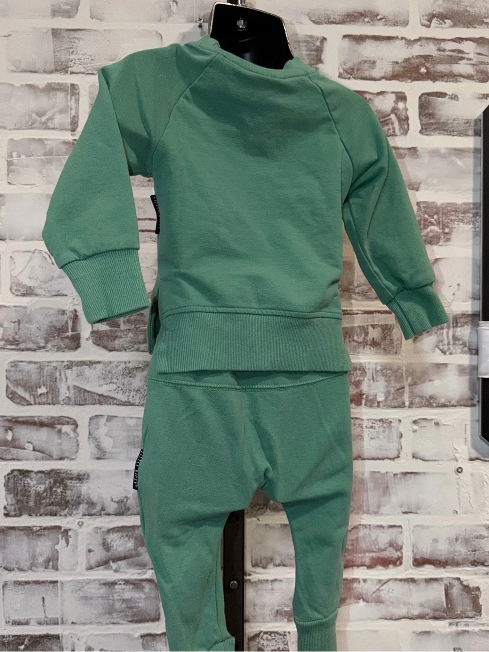 Little Bipsy Green Sweatshirt & Jogger Matching Set